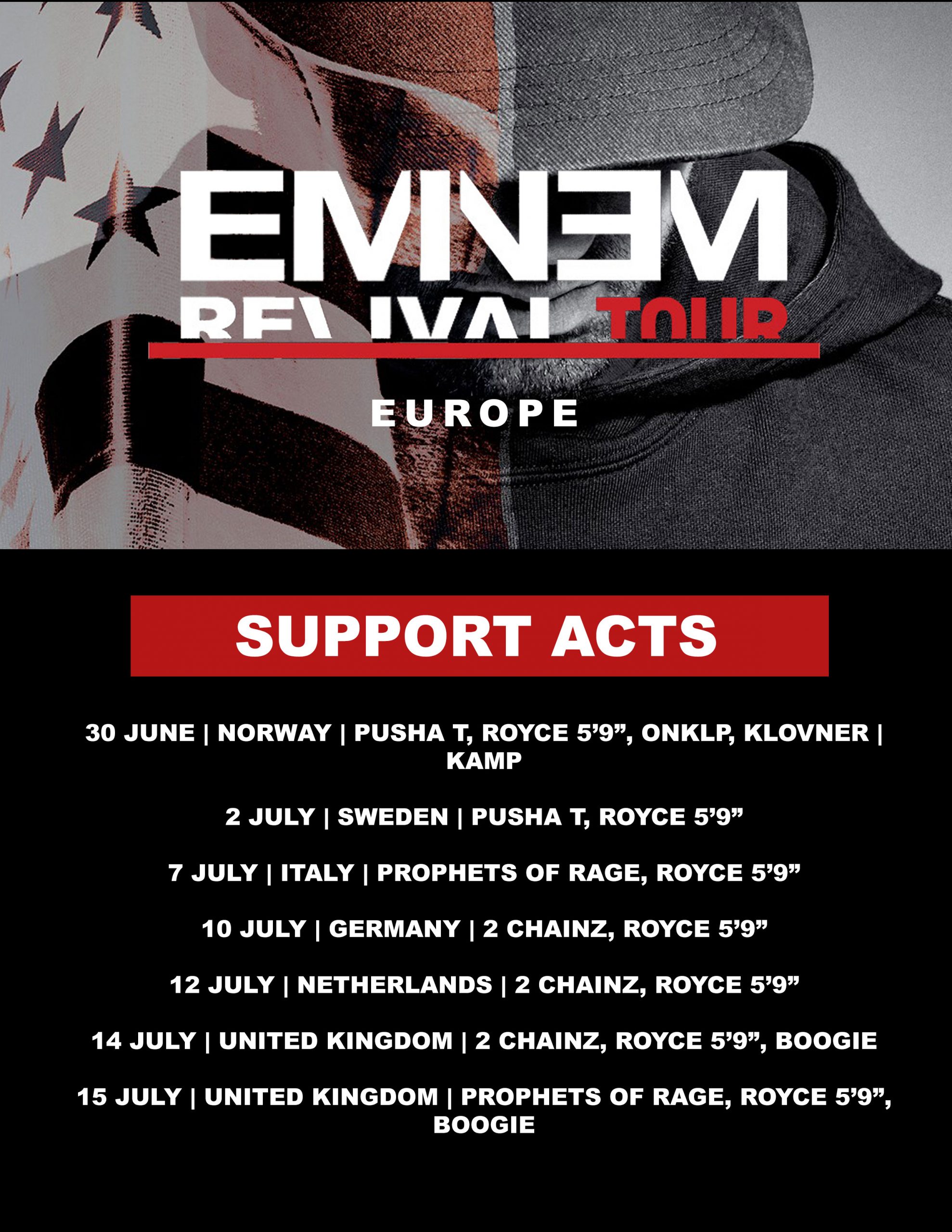 eminem tour 2024 europe