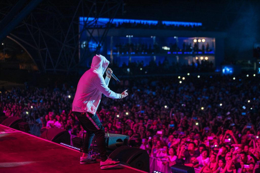 PHOTOS EMINEM LIVE IN ABU DHABI Eminem