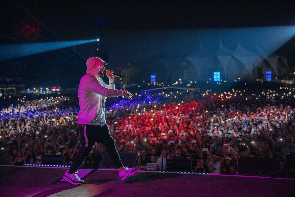 PHOTOS EMINEM LIVE IN ABU DHABI Eminem